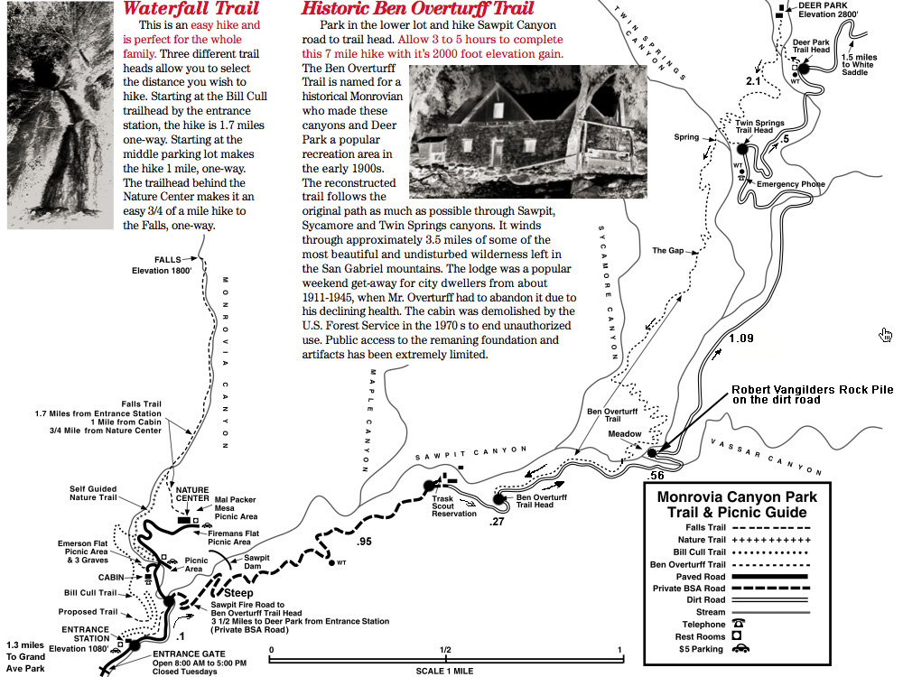 Deer Park trail loop map